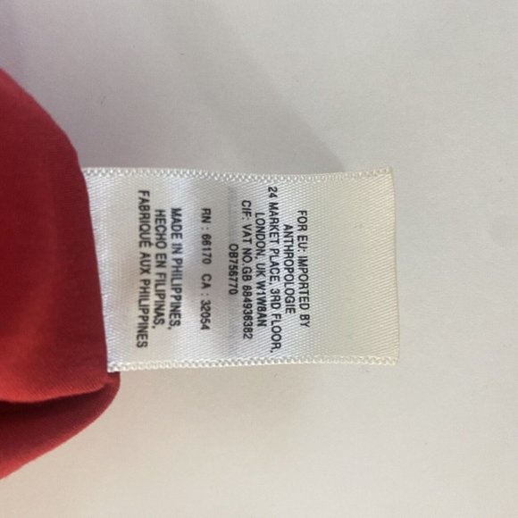 Anthropologie Red Lace Jumpsuit with Cropped Wide-Leg - Picture 12 of 14